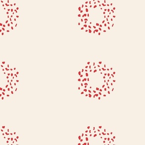 Circles from red dots -xl