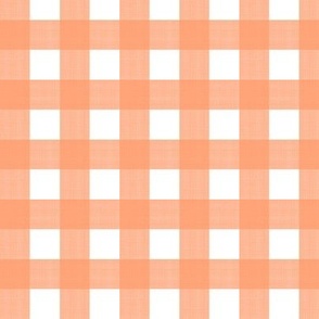 3/4" Light Orange on white 