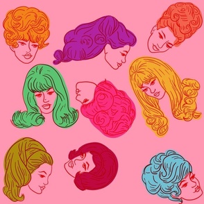 Colourful Hair Femmes