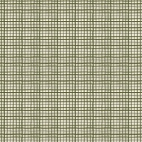 Gingham in Vintage Evergreen-1x1