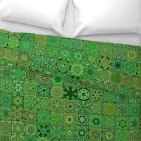 Quilt - Floral - Green