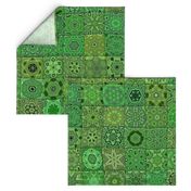 Quilt - Floral - Green