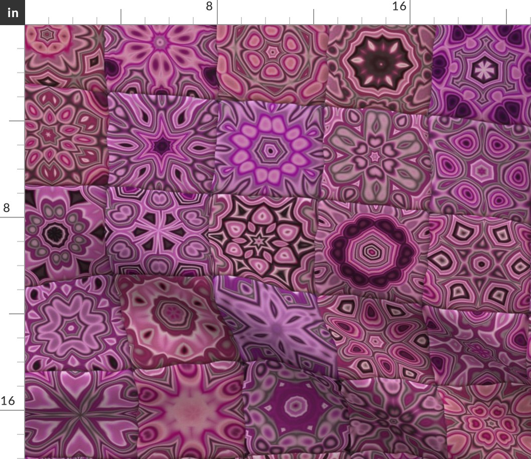 Quilt - Floral - Pink