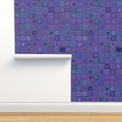 Quilt - Floral - Purple