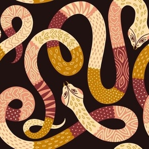 Ornamented snakes