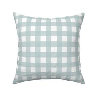 1” Buffalo Plaid Palladian Blue on White