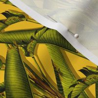 Strelitzia palm jungle/vintage yellow/small 