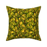 Strelitzia palm jungle/vintage yellow/small 