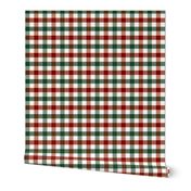 mini // christmas gingham - darker