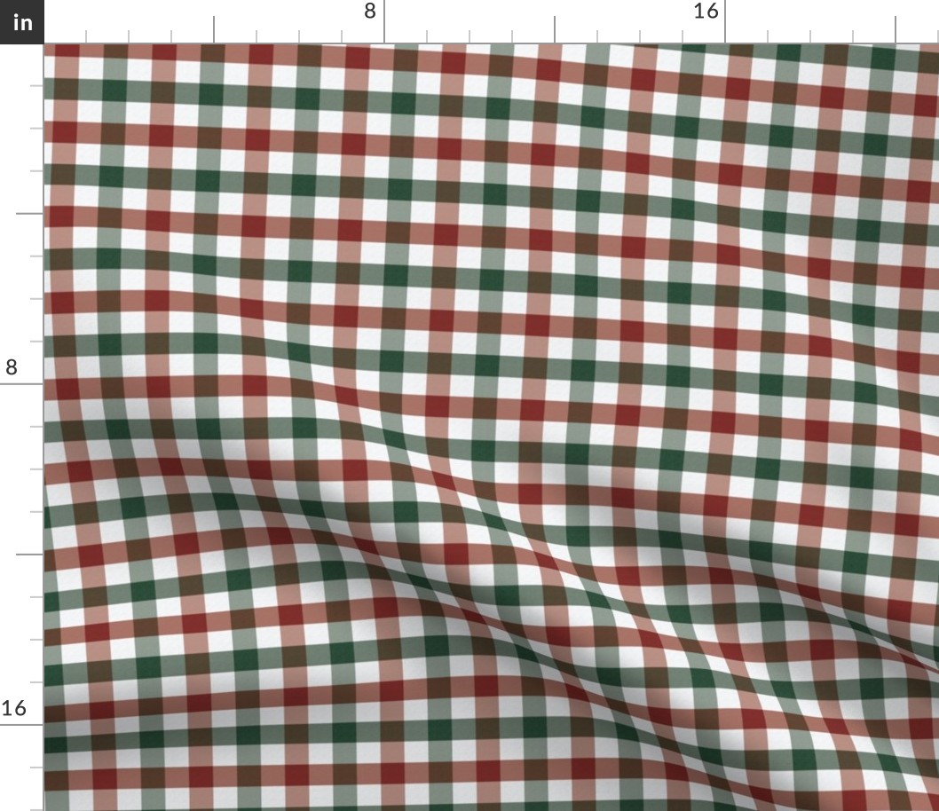 small/2in Christmas gingham