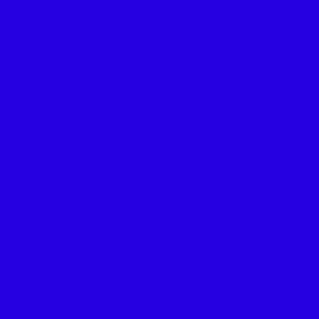 solid saturated dark blue (#2600E1) - darker and less saturated in print