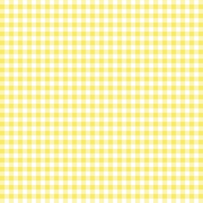 Gingham in Yellow Medium Scale