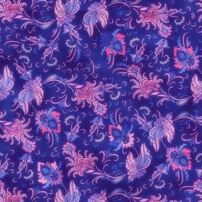 Floral_ silk effect