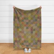 Quilt - Square - Beige