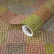 Quilt - Square - Beige