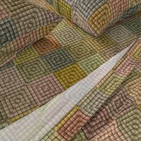 Quilt - Square - Beige