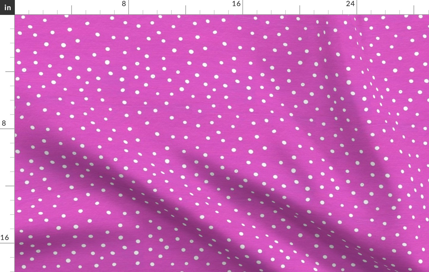 Magenta with White Dots