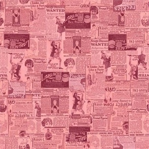 Antique Beauty Advertising Pink Medium