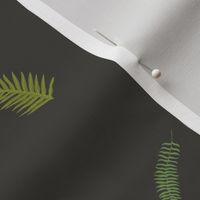 1 inch Hawaiian Ferns on gray