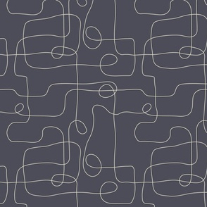 Snail Paths in Grey