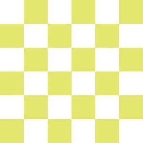 1" Checks - neon yellow