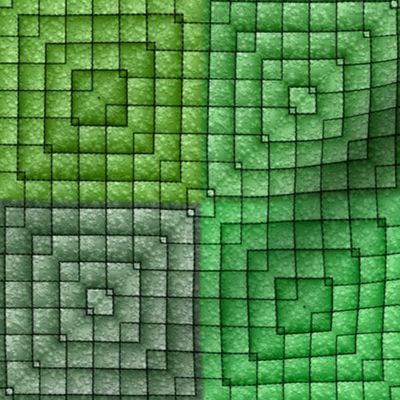 Quilt - Square - Green