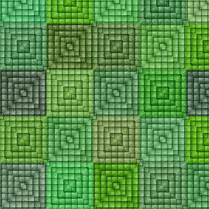 Quilt - Square - Green