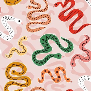 Patterned Snakes Large
