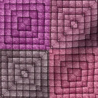Quilt - Square - Pink