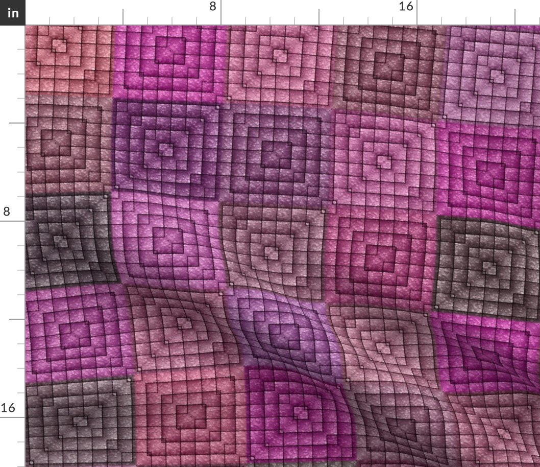 Quilt - Square - Pink