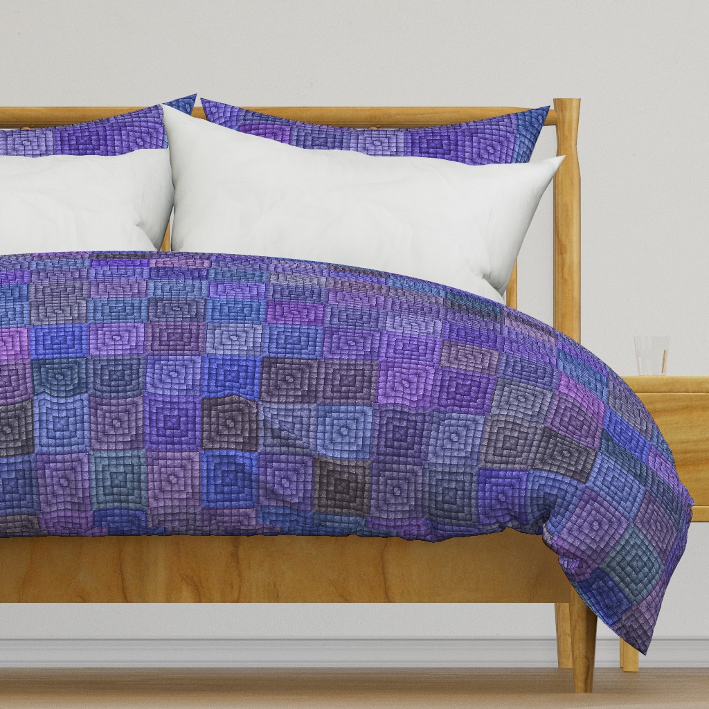 Quilt - Square - Purple