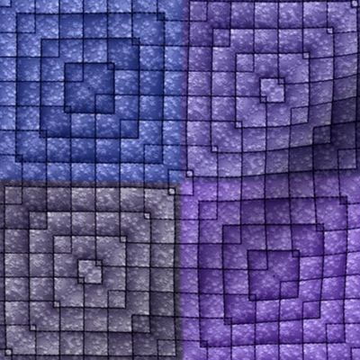 Quilt - Square - Purple