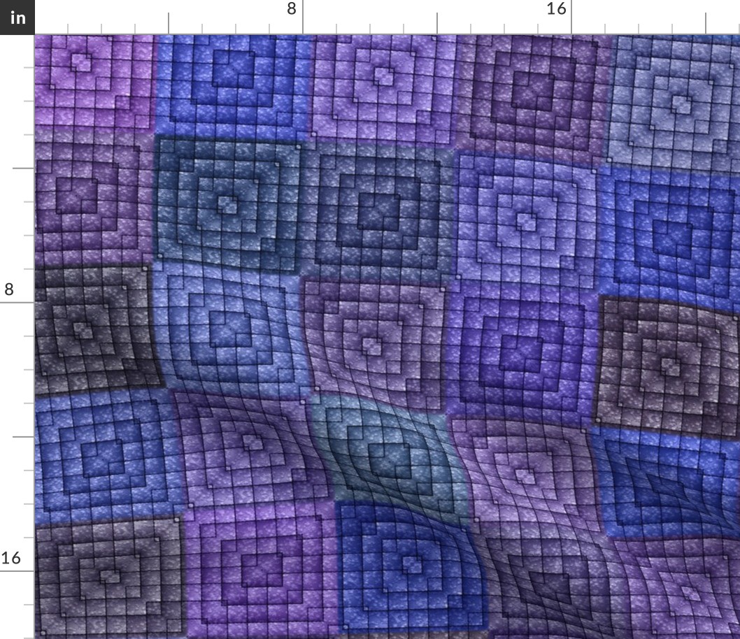 Quilt - Square - Purple