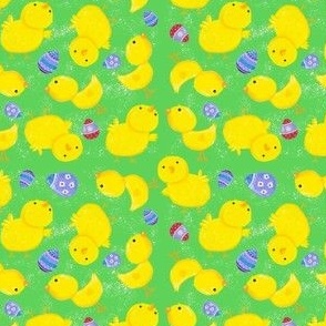 Easter Yellow  Spring Chicks