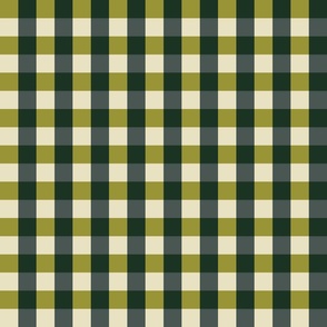 Gingham / Green / Large