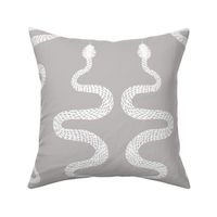Hand Drawn Snakes in Grey