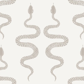 Hand-drawn Snakes in Grey