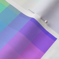 6" gradient pixelsquares windows - aqua, yellow, periwinkle, pink