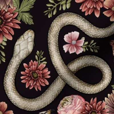 Albino Snake Flower Garden 
