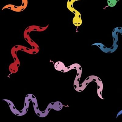 Fun Colorful Rainbow Snakes