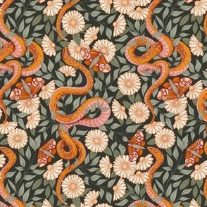 snakes - smaller scale - peach