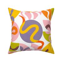 MEDIUM - Retro & Playful Snakes and Shapes