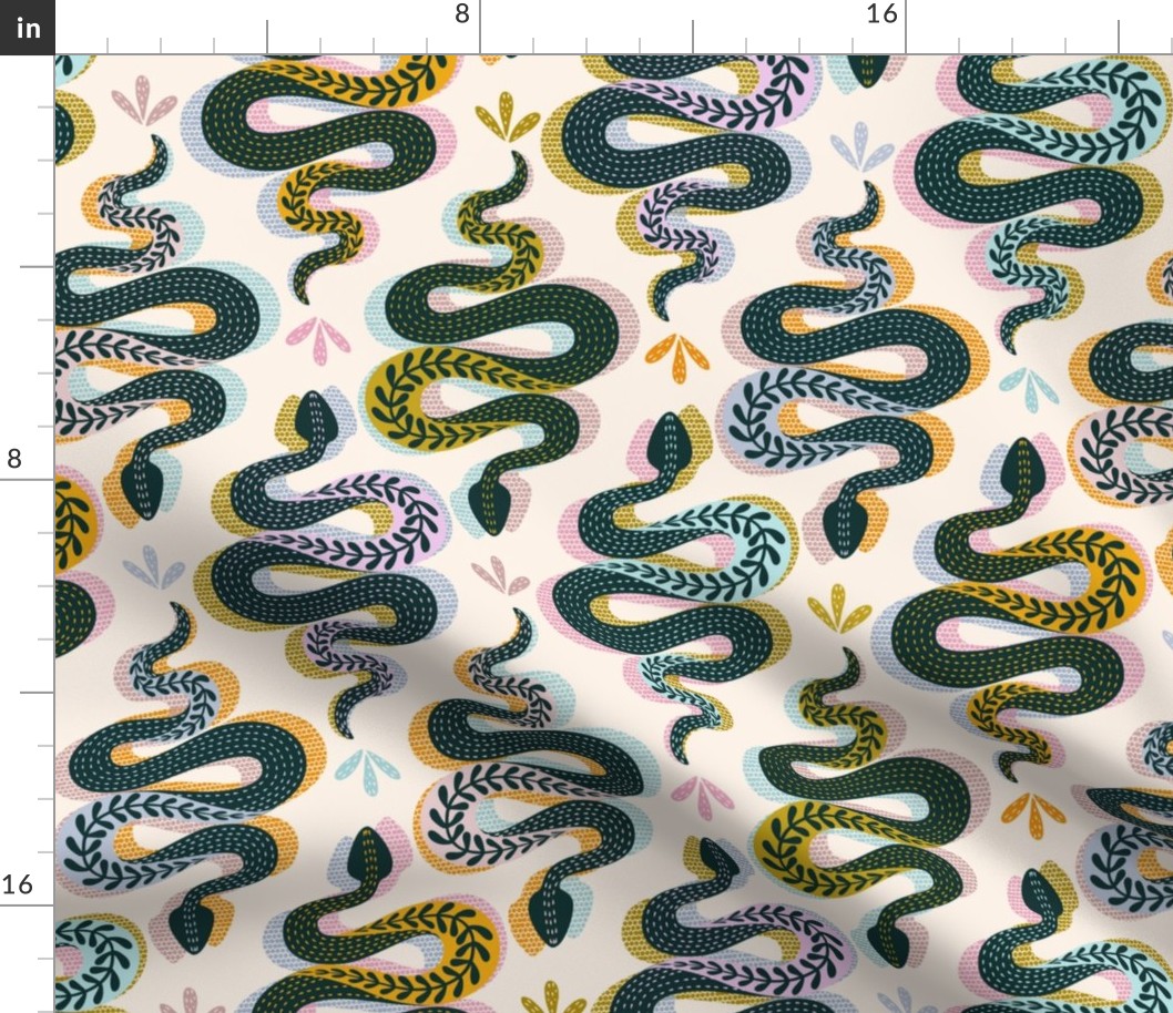 Hissterical colorful Snakes