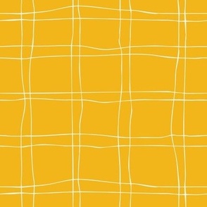 Deconstructed Plaid - sunshine - 8x6.7