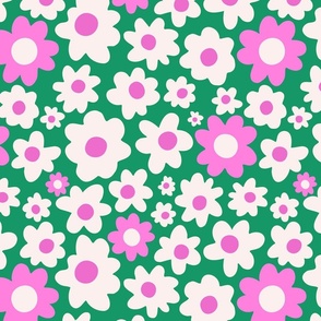 Flower Power - Emerald - Large