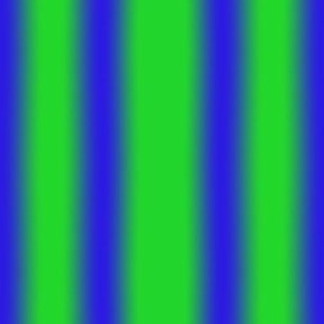 Wide - Vibrant Hyacinth Blue and Lime Green Gradient Stripes 