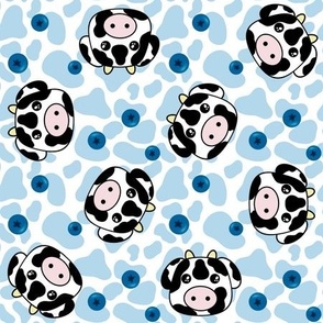 Blue Cow Print  Cow print wallpaper, Cute blue wallpaper, Cow