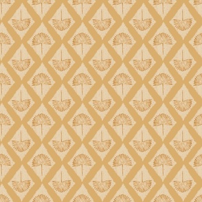 ikat gold fan palms 