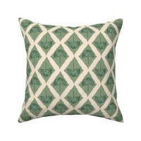 ikat green fan palms 