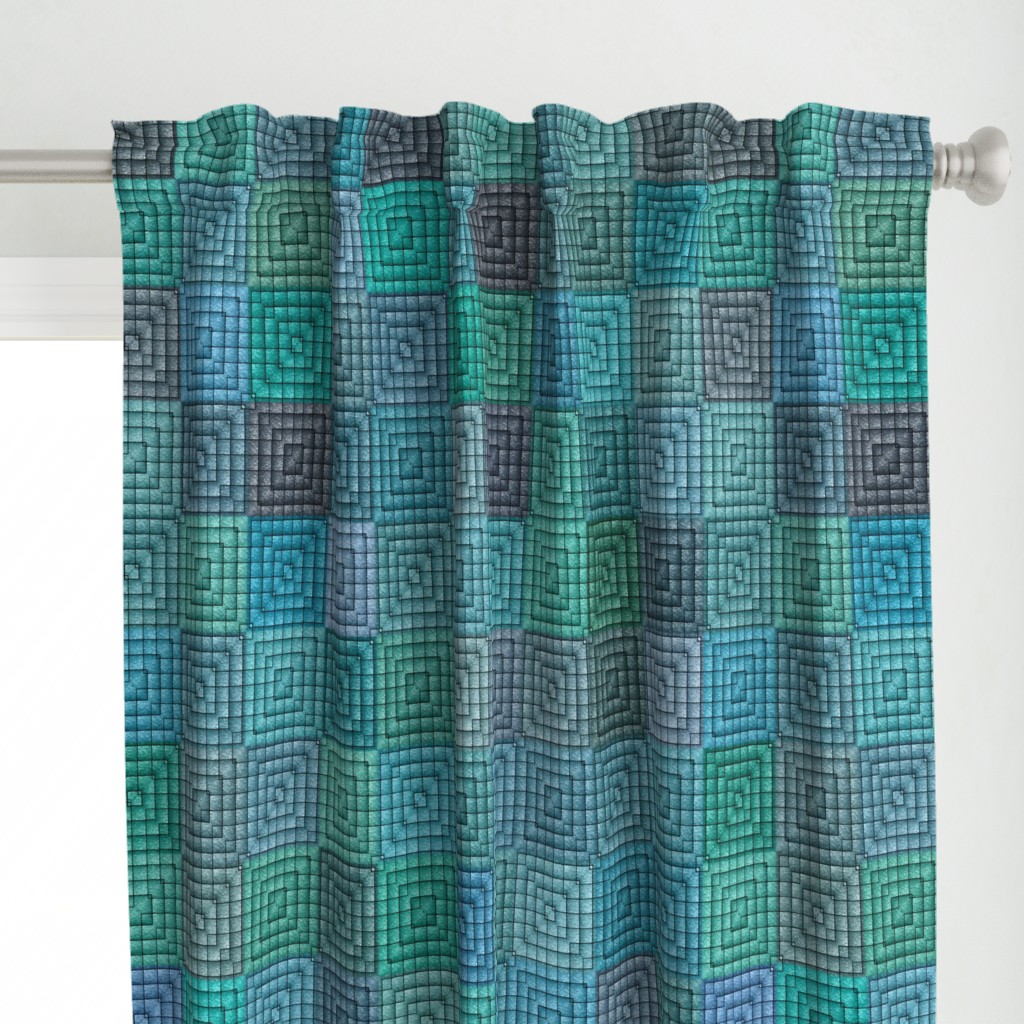 Quilt - Square - Turquoise